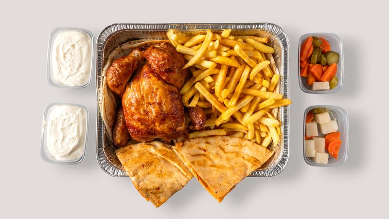Swiss Chalet signature rotisserie quarter chicken