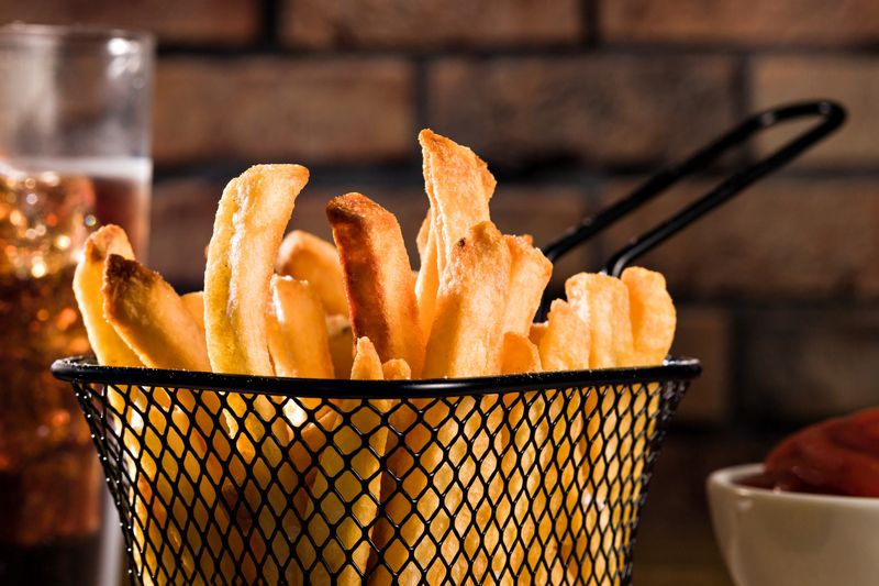 Crispy golden french fries