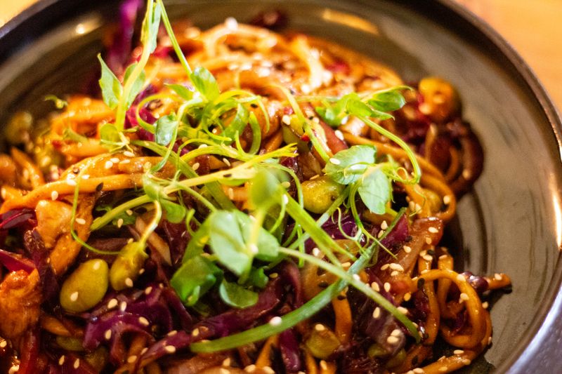 Asian sesame chicken salad